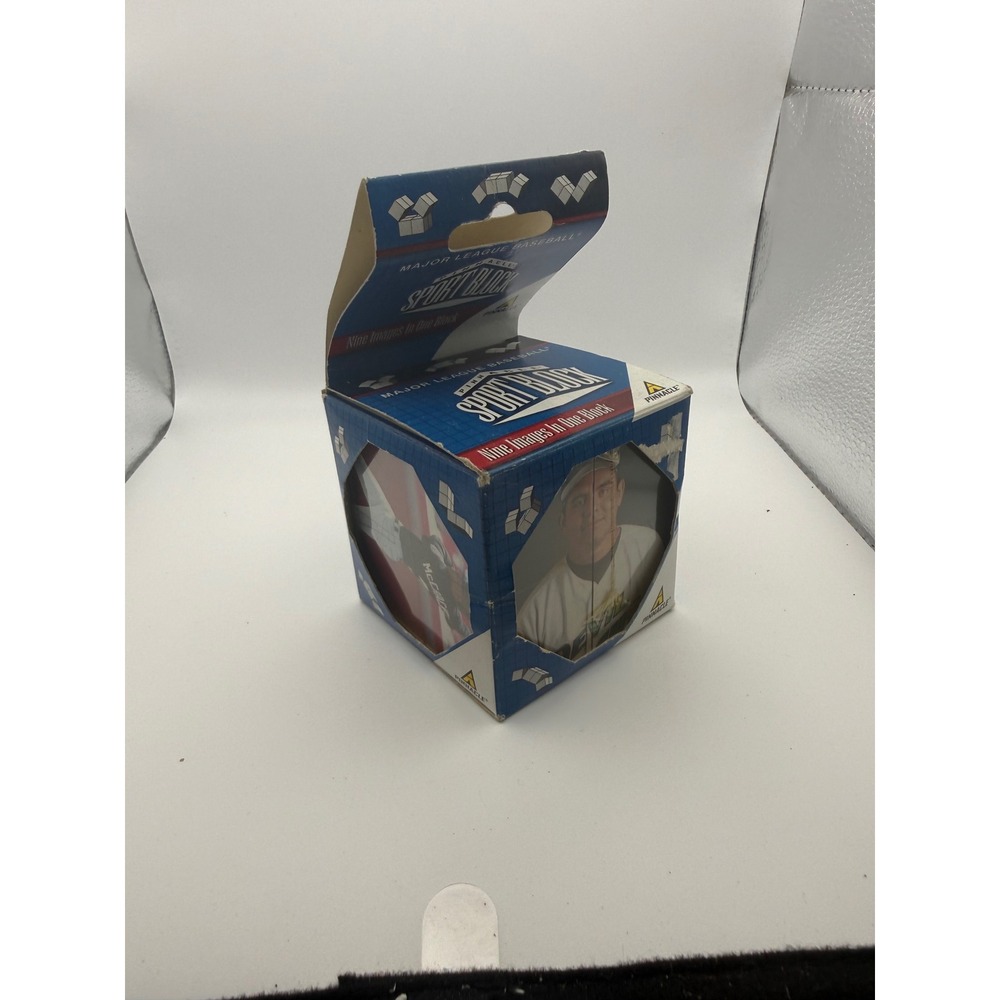 Vintage 1998 Pinnacle Sport Block MLB Baseball Multi-Faced Sports Cube Toy Boxed